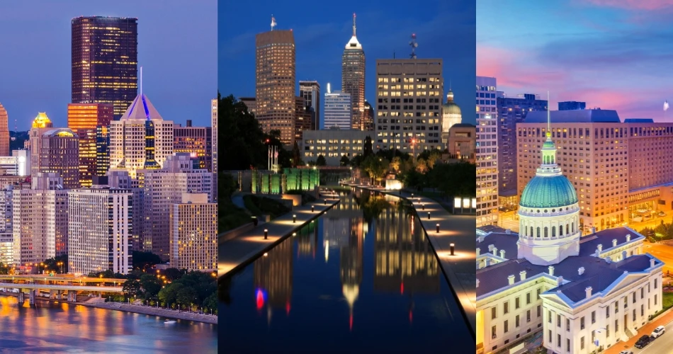 Unforgettable Midwest Adventure: Exploring Pittsburgh, St. Louis, and Indianapolis in 4 Days
